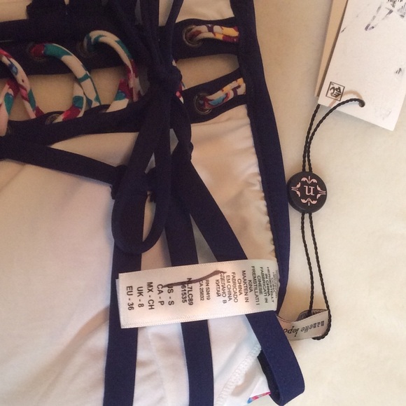 Nanette Lepore Festival Stargazer Lace-up Top NWT - Picture 8 of 8